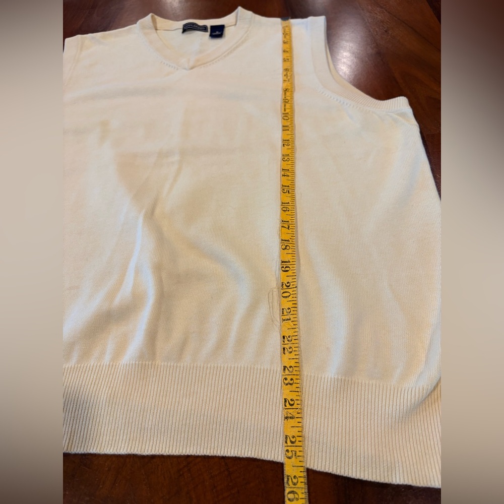 🏌️‍♂️⛳️Saddlebred Men's V-Neck Sweater Vest in Tan - Picture 5 of 5
